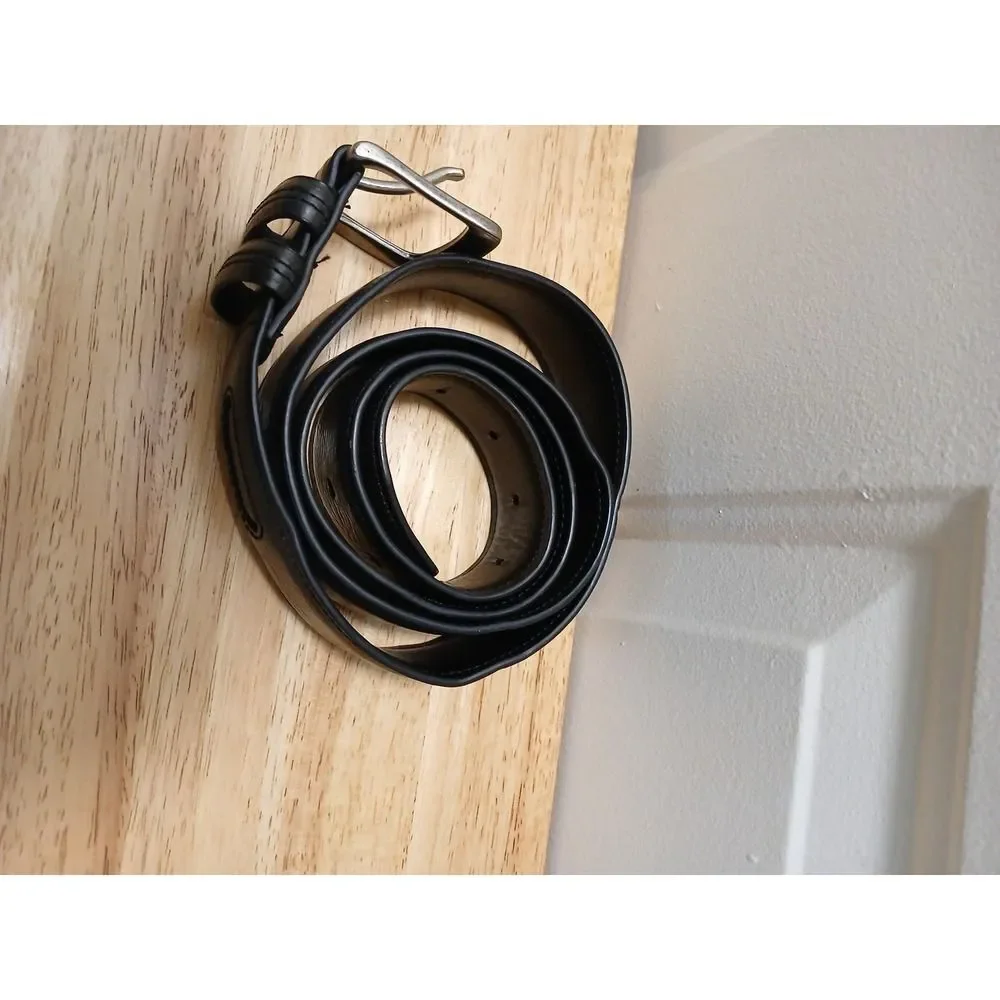 Columbia Sportswear Men's Belt Black Size XL 42-44 Synthetic Leather 1.5 Inches